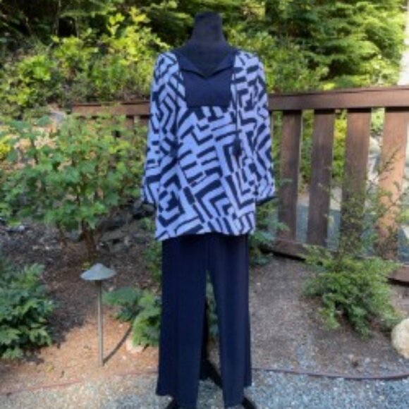 Chico's Travelers 6 Piece Lot Bundle No. 2 Size 1 Medium (8/10) India Ink - Picture 7 of 13